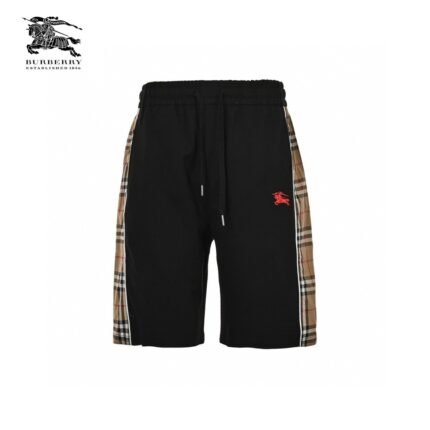 Embroidery Warhorse Logo Side Joint Plaid Short