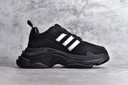 Balenciaga x adidas Triple S Black White