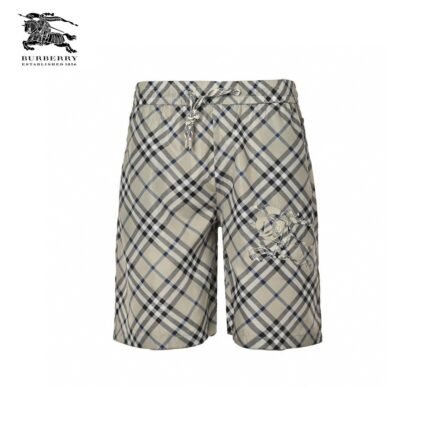 Embroidery Warhorse Logo Plaid Beach Short