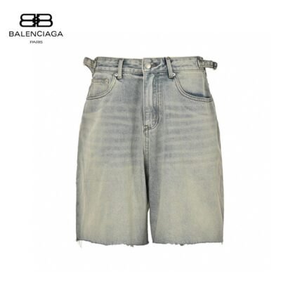 24ss Bottom Tassels Denim Short
