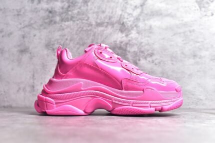 Balenciaga Triple S In Pink rubber