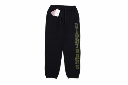 23ss Vertical Towel Embroidery Logo Pants