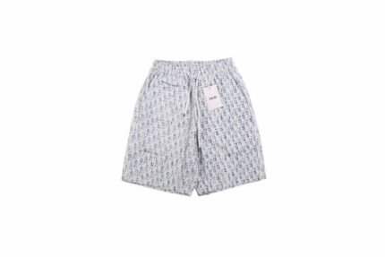 CD Full Logo Jacquard Weave Denim Short