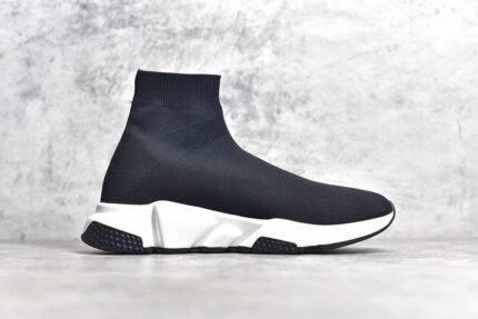Balenciaga Speed Sneaker Black White 2