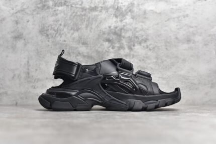 Balenciaga Track Sandals Black