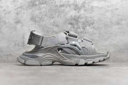 Balenciaga Track Sandals Silver