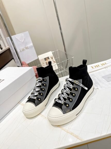 DIOR/OBLIQUE 21ss Perforated knitting black size: 35-41 (Size 41 can be customized)