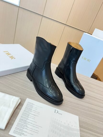 Dior 2023ss cowhide leather short boots Size :35-40 (41 can be customized) note shoes size when you fill shipping address