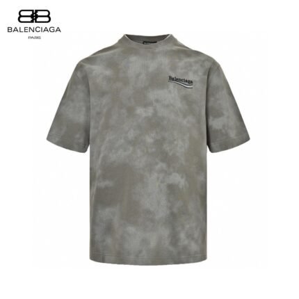 24ss Embroidery Coca Cola Logo Mud Dyeing T-Shirt