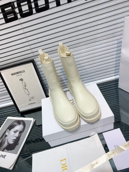 Dior 2022 Platform casual boots cream white :35-39/(40-41 can be customize made) note shoes size when you fill shipping address