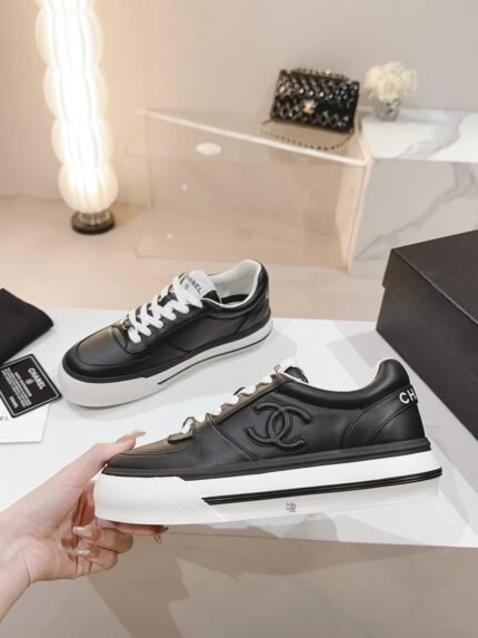 Chanel 23C Panda black and white pink sneakers Size: 35-40 note shoes size when you fill shipping address