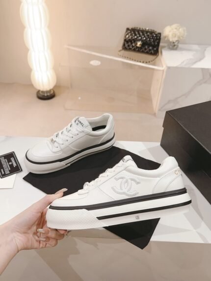 Chanel 23C Panda black and white pink sneakers Size: 35-40 note shoes size when you fill shipping address